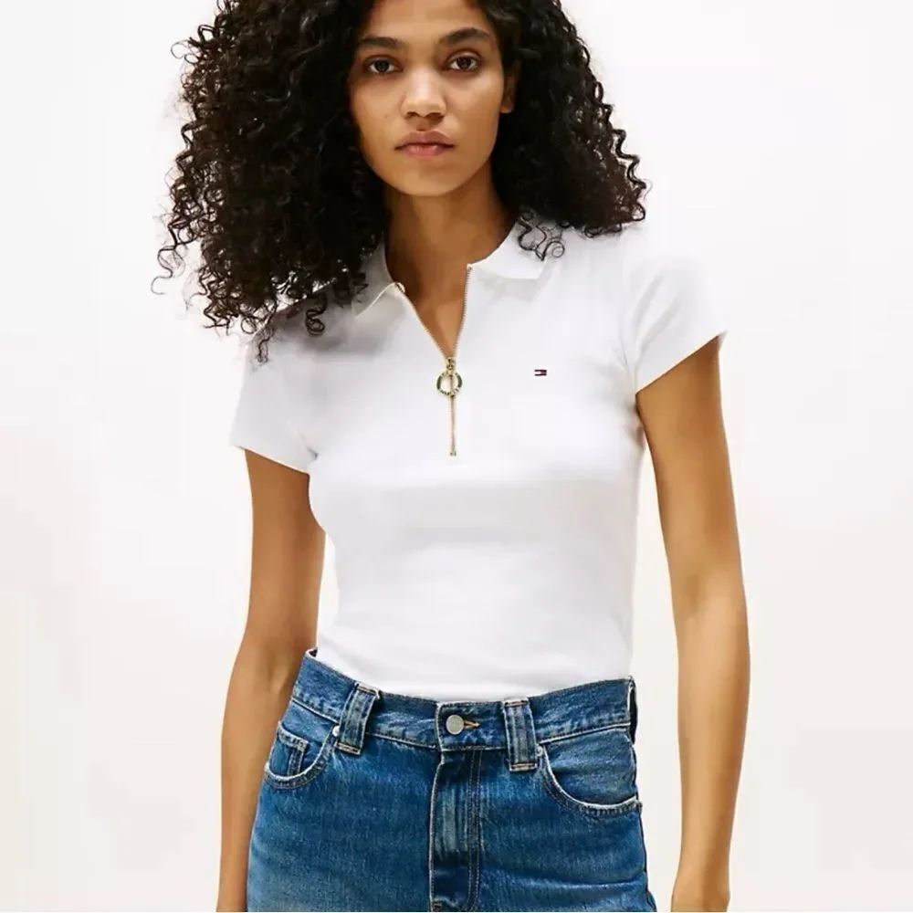 Tommy Hilfiger, New White Polo Shirt for women